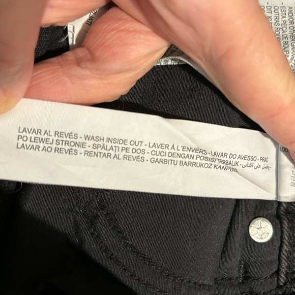 ZARA Sz 4 Button Fly Denim Longer Inseam High Rise Mom Jeans Shorts NEW WITH TAG - Picture 9 of 10